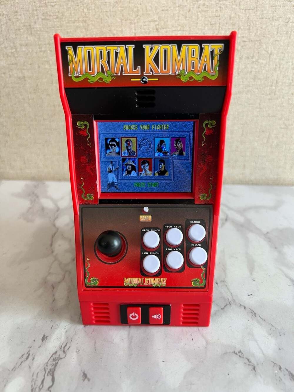 Mortal Kombat Klassic Mini Arcade Game Console Midway 09626 - TESTED